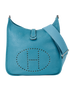Evelyne GM In Clemence Blue Jean, front view